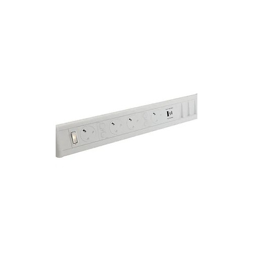 CMW Ltd | White 4 Power 1 x Dual USB 4 x Cat6 Coupler