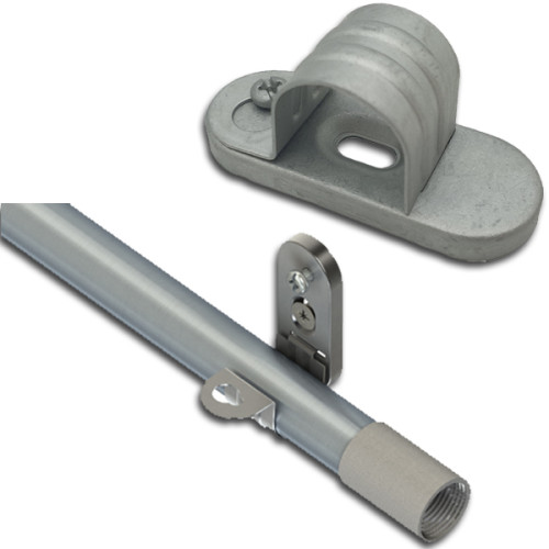 CMW Ltd galvanised rigid cable conduit tube fittings SBS20G | 20mm SST Protekt Finish Saddle Clip