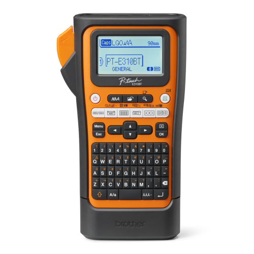 Brother PT-E310BTVP Handheld Industrial Label Printer with Bluetooth (up to 18mm)