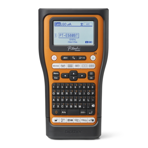 Brother PT-E560BTVP Electrician's Handheld Label Printer