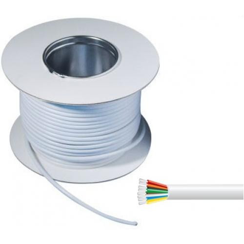 4 Core BS4737 Alarm Cable Type3 White (100m)