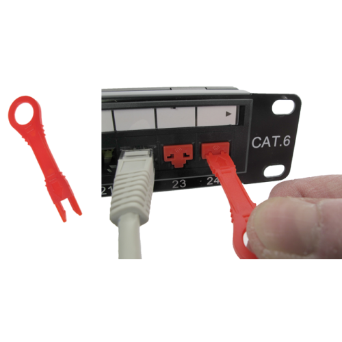 CMW Ltd XPBKR3{ | Red RJ45 Port Insert Tools (Pack of 3)