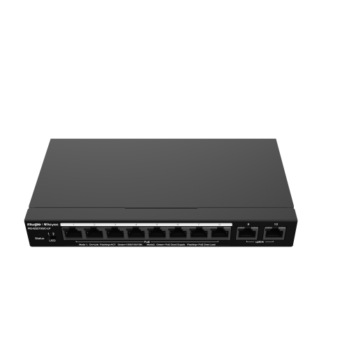 Ruijie Reyee RG-ES210GC-LP 10-Port Gigabit Smart Cloud Managed PoE Switch