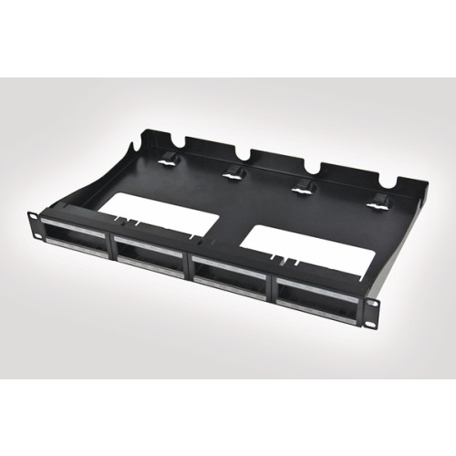 HellermannTyton RNA6UXX-PB1UCN-XX.XX RapidNet Patch Panel for Fibre and UTP copper with integrated rear Manager