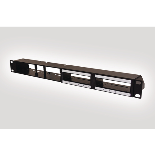 HellermannTyton RNAHUXX-PA1UCN-HH.SS RapidNet Patch Panel 2 X 12P AND 2 X SHROUD + CAGE NUTS