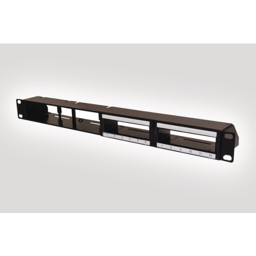 HellermannTyton RNAHUXX-PA1UCN-HS.HS RapidNet Patch Panel 2 X SHROUD AND 2 X 12P + CAGE NUTS