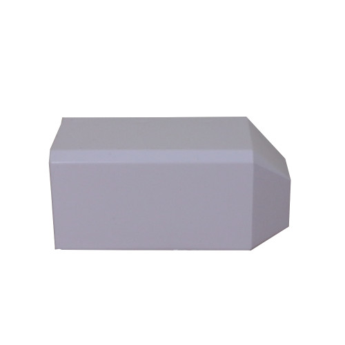 Univolt SAE50/170 | Univolt Starline 3 Compartment Skirting Trunking, White, External Angle
