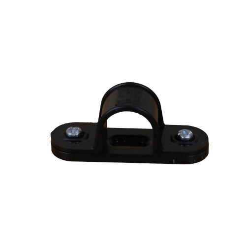 Dietzel Univolt Plastic Conduit Fittings CL20B | 20mm Black Saddle Clips for Plastic Conduit