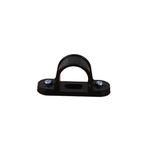 Dietzel Univolt Plastic Conduit Fittings CL25B | 25mm Black Saddle Clips for Plastic Conduit