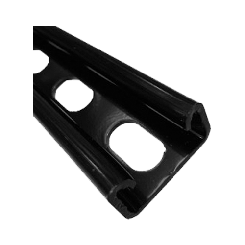 CMW Ltd | Black Shallow Slotted Channel 41mm x 21mm
