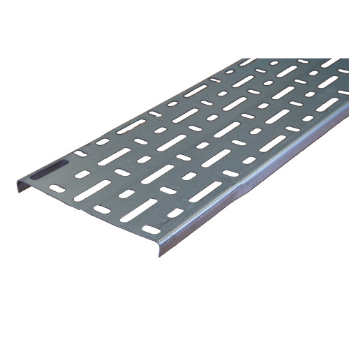 METSEC CTSL12/0150PG3 150mm Standard Duty Steel Cable Tray 10mm Return Edge Pre Galv (3m lgth)
