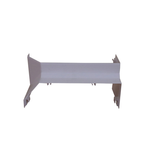 Univolt SIE50/170 | Univolt Starline 3 Compartment Skirting Trunking, White, Internal Angle