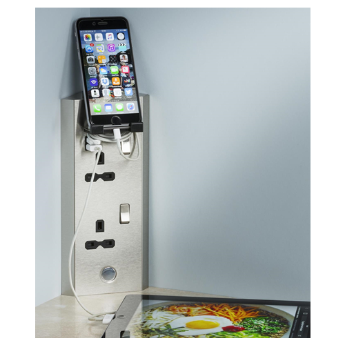 CMW Ltd Desk Cable Management | Corner Fitting Desk Unit