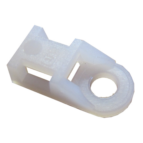 CMW Ltd Cable Fixings, Cable tie Bases  | Natural Saddle Mounts ( small ) (Bag / 100)
