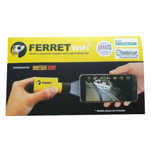 Super Rod Ferret Wi-Fi Inspection Camera (Each)