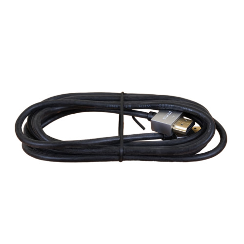 2m Super Slim HDMI High Speed with Ethernet Male to Male 32Awg Black