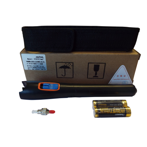 ST816 3mW Pen Sized Visual Fault Locator - Plastic body c/w LC adapter