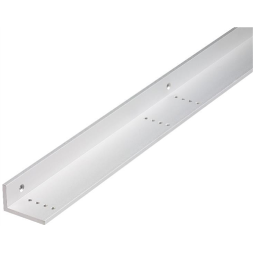2 metre fully adjustable L bracket. Silver anodised aluminium finish. For use with transom housing