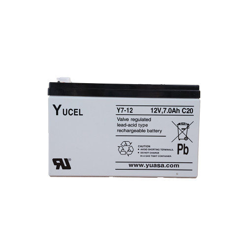 Yucell YUCEL 12v7amp back up battery. For use with 12v PSU's. for 24v use 2 batteries