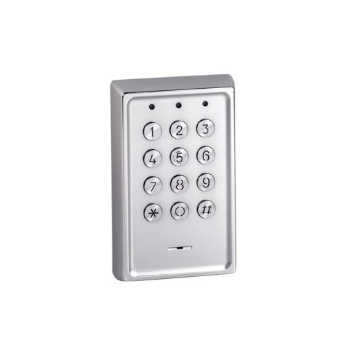 12/24Vac/dc standalone weatherproof illuminated digital keypad. LED indicators. Vandal resistant