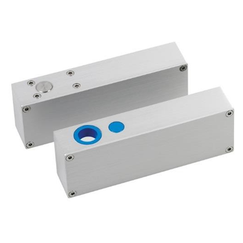 12Vdc monitored surface mount solenoid bolt. Fail safe. Variable relock time. Suitable for horizontal or vertical installation