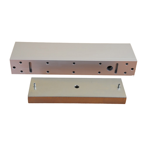 Standard lock monitored maglock. 12/24Vdc. 275kg/600lb holding force. Silver anodised aluminium finish