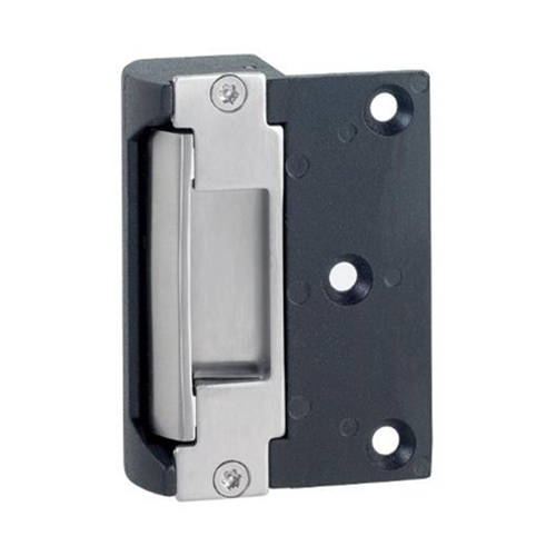 12Vdc surface mount rim release electric strike. Switchable fail safe/fail secure.