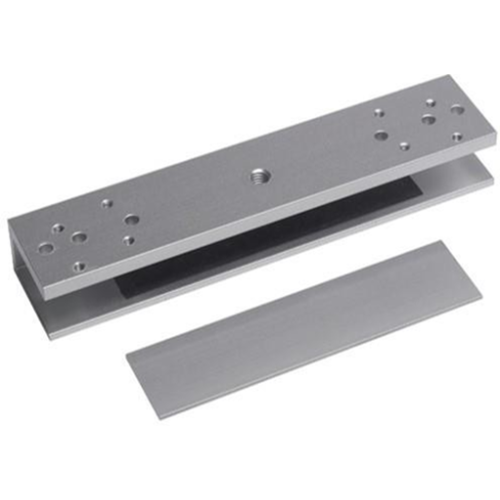 Glass door saddle for slim EM maglock. Shims include. Silver anodised aluminium finish