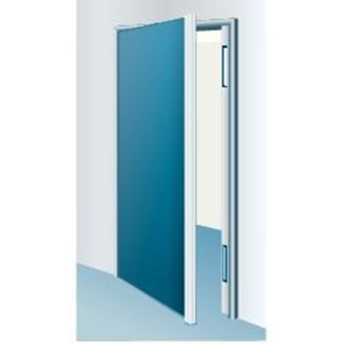 2.5m vertical electromagnetic pull handle with 2 slim maglocks. Full height archetectural design. Silver anodised aluminium finish