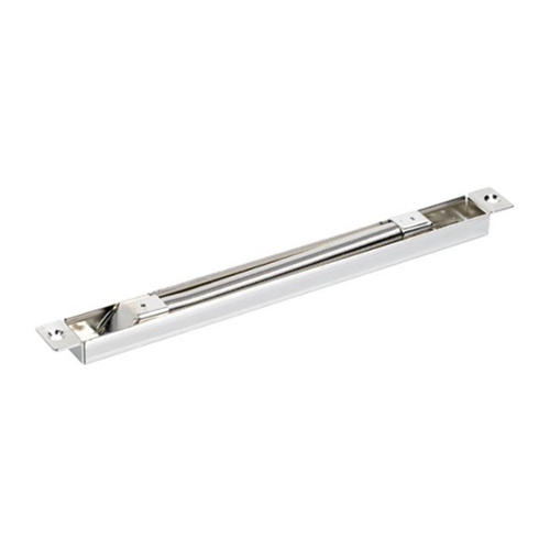 Stainless steel concealed door loop with flexible spring conduit. To conceal cables in the door frame