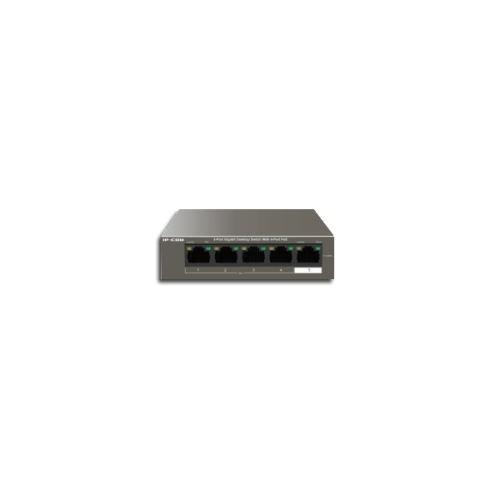 IP-Com S1105-4-PWR-H | 5 Port 10/100 Switch with 4 Ports PoE (30W Max per port, 58W Total PoE Budget)