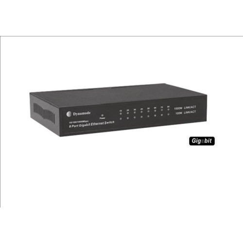 LMS DATA SWG80010M | Desktop 8 Port Gigabit Switch 10/100/1000