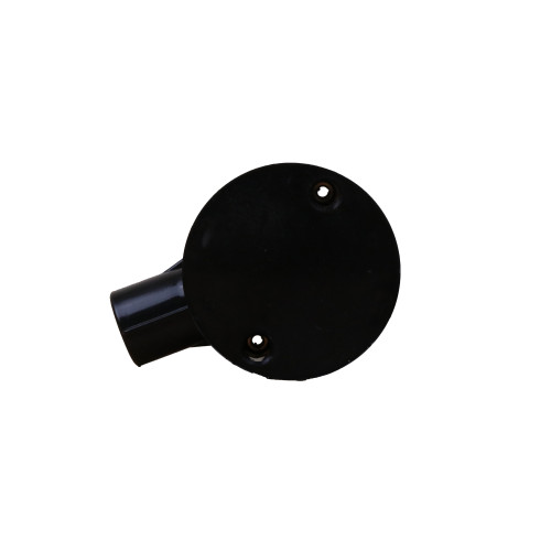 Dietzel Univolt Plastic Conduit Fittings CB20/1B | 20mm Black Plastic Conduit Terminal Box