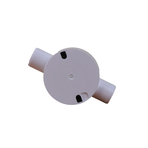 Univolt CB20/2WS | LSF 20mm White PVC Rigid Conduit Through Box