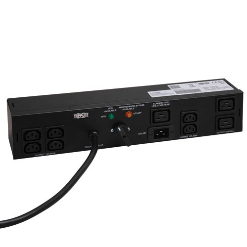 Tripp Lite PDUBHV20 3.2-3.8kW Single-Phase Hot-Swap PDU, 200-240V 16A (6-C13, 2-C19) 2-C20, 200-240V Input, 6ft Cords 2U Rack-Mount | CMW Ltd