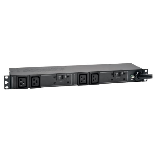 Tripp Lite PDUH32HV19 7.4kW Single-Phase 230V Basic PDU, 4 C19 Outlets, IEC 309 32A Blue Input, 3.6 m Cord, 1U Rack-Mount | CMW Ltd