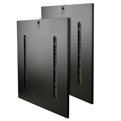 Tripp Lite SR42SIDEPT SmartRack Side Panels includes key locking latch and cable pass-through slots | CMW Ltd