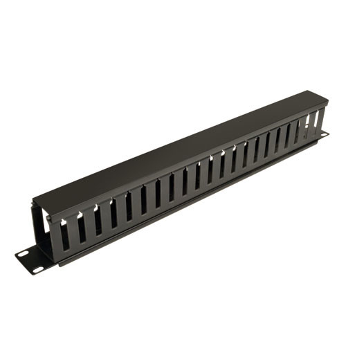 Tripp Lite SRCABLEDUCT1U SmartRack 1U Horizontal Cable Manager - Finger duct with cover | CMW Ltd