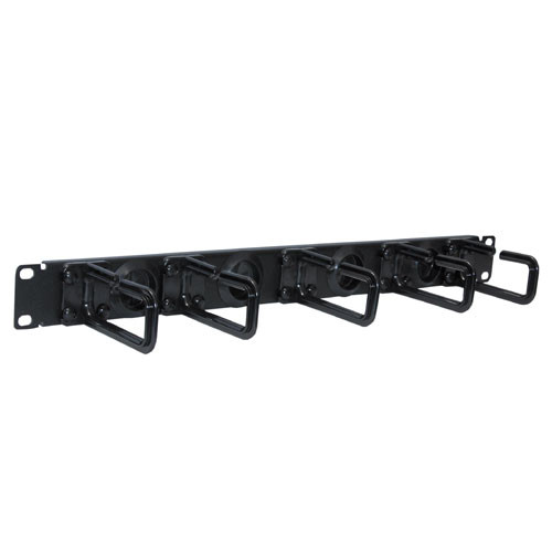 Tripp Lite SRCABLERING1U SmartRack 1U Horizontal Cable Manager - Flexible ring type | CMW Ltd