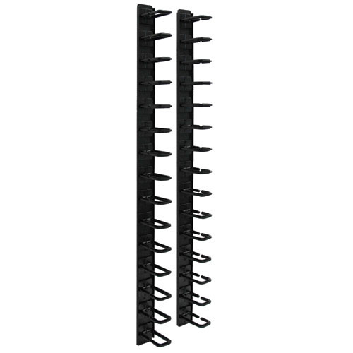 Tripp Lite SRCABLERINGVRT SmartRack 6-ft. (1.8 m) Vertical Cable Manager - Flexible ring type & toolless mounting | CMW Ltd