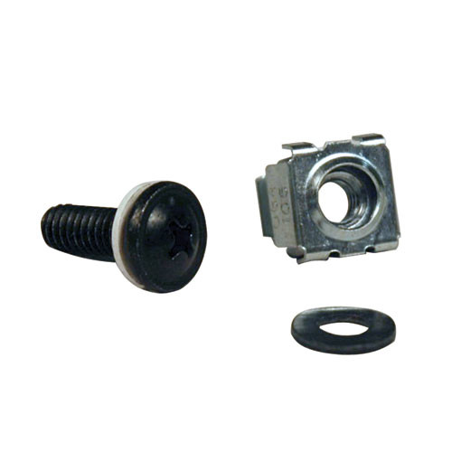 Tripp Lite SRCAGENUTS SmartRack Square Hole Hardware Kit with 50 M6 screws and washers | CMW Ltd