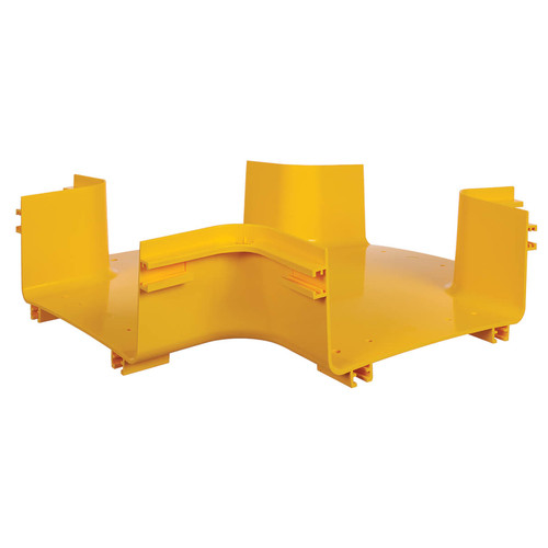 Tripp Lite SRFC10JUNT4 Toolless Horizontal 4-Way Junction for Fiber Routing System, 240 mm (10 in.) | CMW Ltd