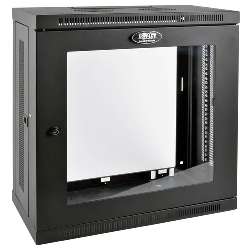 Tripp Lite SRW12U13G SmartRack 12U Very Low-Profile Patch-Depth Wall-Mount Rack Enclosure Cabinet with Clear Acrylic Window | CMW Ltd
