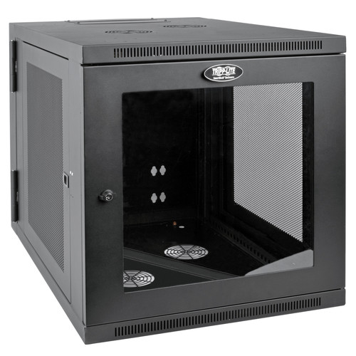 Tripp Lite SRW12US33G SmartRack 12U Server-Depth Wall-Mount Rack Enclosure Cabinet with Clear Acrylic Window, Hinged Back | CMW Ltd