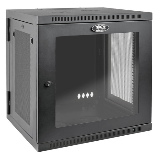 Tripp Lite SRW12USDPG SmartRack 12U UPS-Depth Wall-Mount Rack Enclosure Cabinet with Clear Acrylic Window, Hinged Back | CMW Ltd