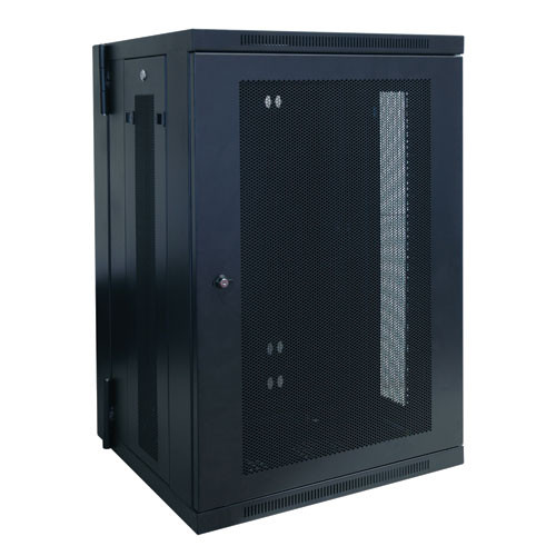 Tripp Lite SRW18US SmartRack 18U Low-Profile Switch-Depth Wall-Mount Rack Enclosure Cabinet, Hinged Back | CMW Ltd