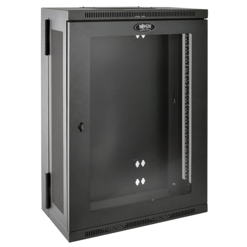 Tripp Lite SRW18US13G SmartRack 18U Low-Profile Patch-Depth Wall-Mount Rack Enclosure Cabinet with Clear Acrylic Window, Hinged Back | CMW Ltd