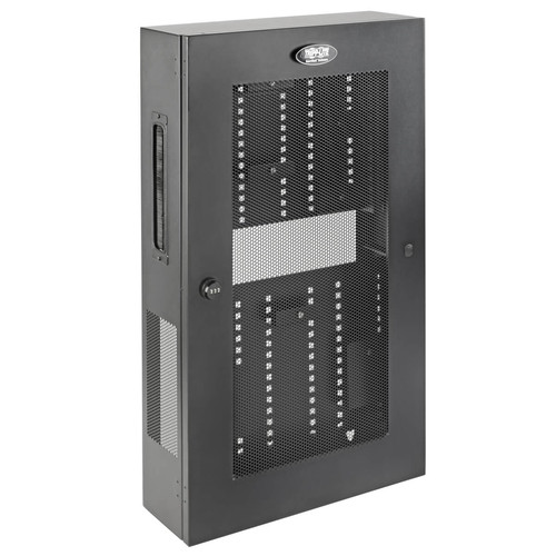 Tripp Lite SRWF6UMOD SmartRack 3U Low-Profile Vertical-Mount Switch-Depth Wall-Mount Structured Wiring Enclosure, Adjustable Equipment Brackets | CMW Ltd