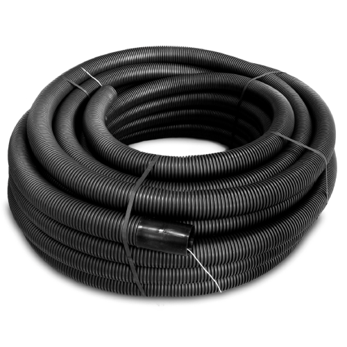 CMW Ltd | 40mm Black Twin Walled Underground Corrugated Flexible Conduit 32mm I/D (50m Reel)