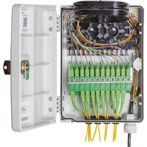 Micos Telecom 85RP.45/0000F | Micos Telecom URM SH 24C M Wall-mounted optical distribution box
